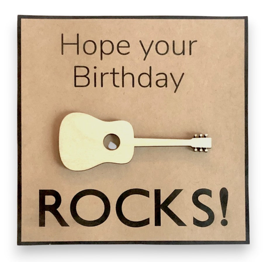 Greeting Card - Hope Your Birthday Rocks