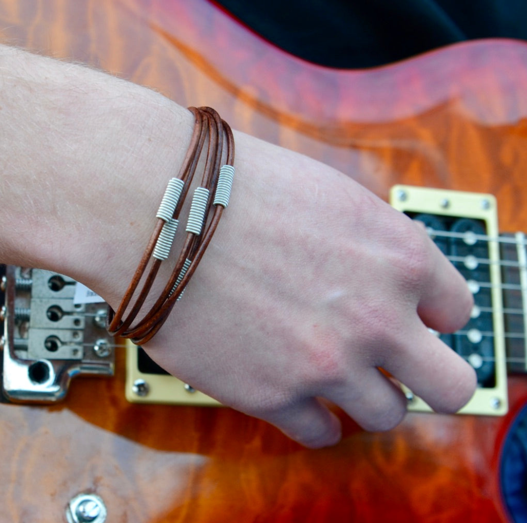 Arpeggio Leather Bracelet
