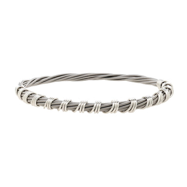 Wired Bangle - Silver
