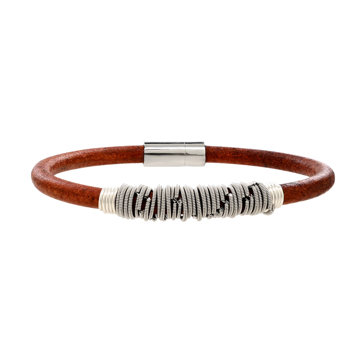 Wound Up Leather Bracelet - Staccato