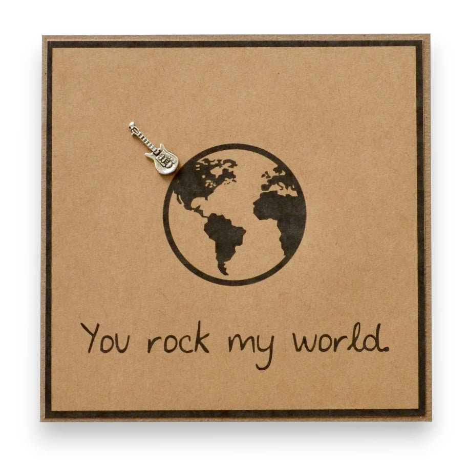 Greeting Card - You Rock My World