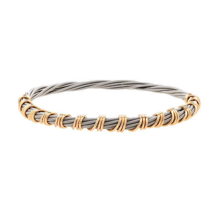 Wired Bangle - Two-Tone
