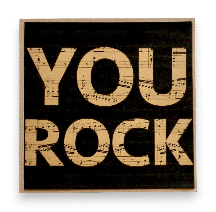 Greeting Card - You Rock