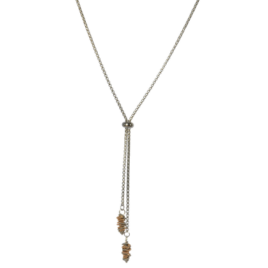 Aria Staccato Necklace - Two-Tone