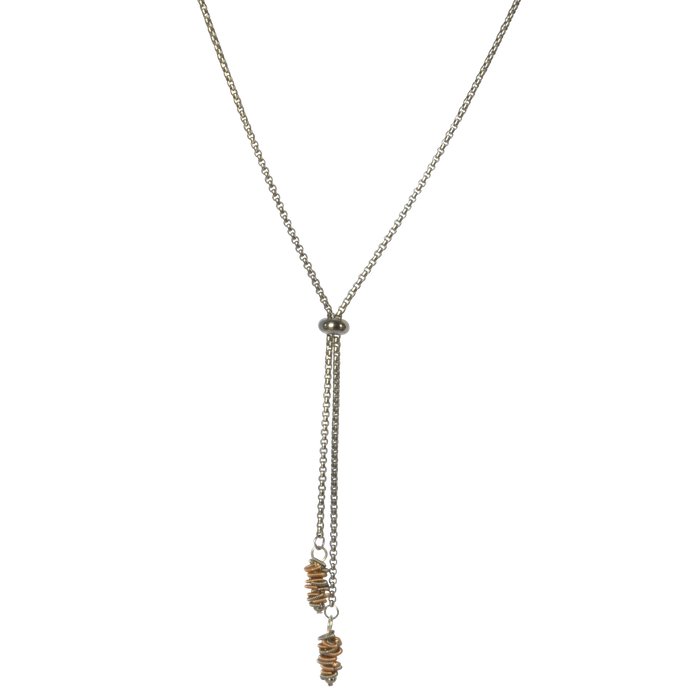 Aria Staccato Necklace - Two-Tone