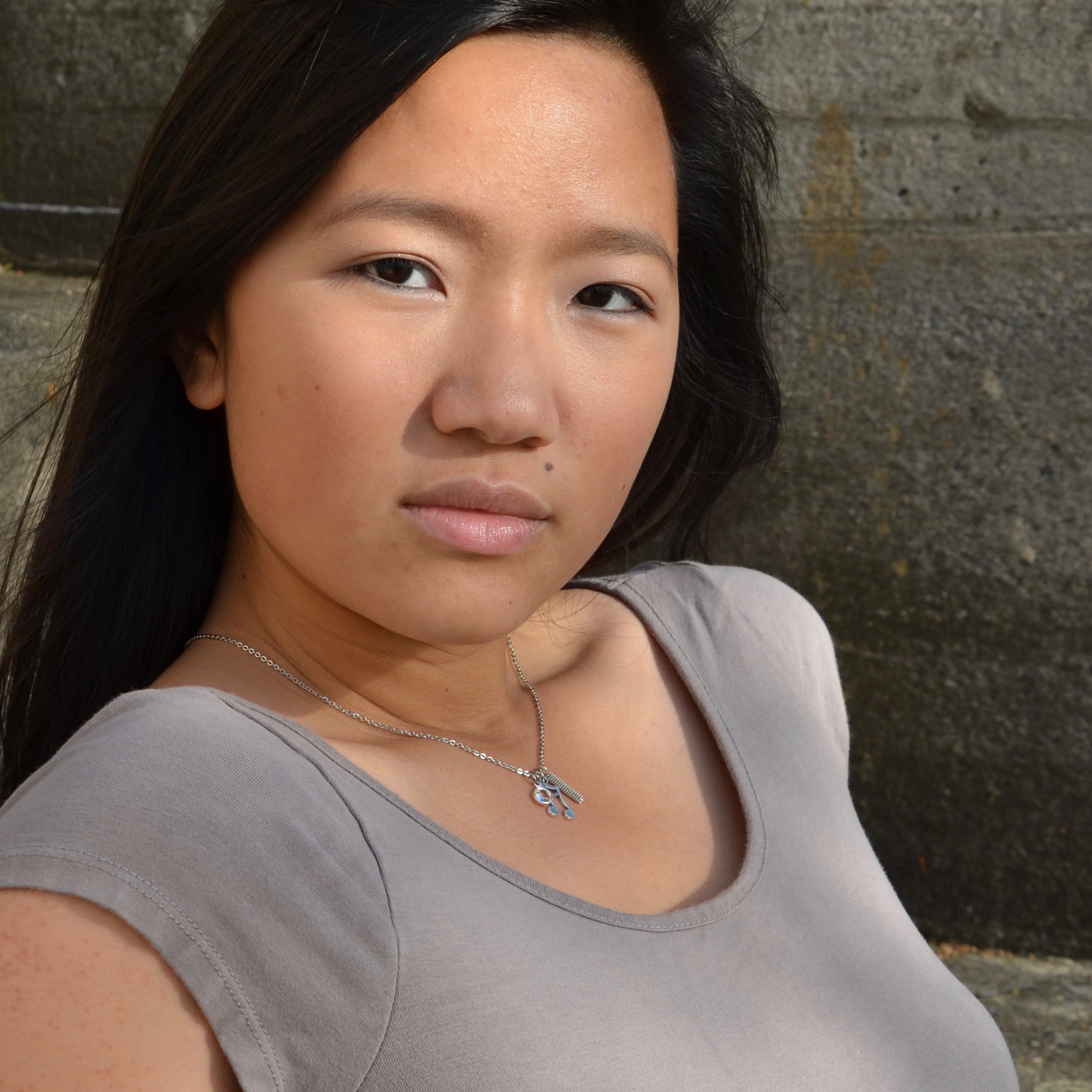 Guitar string charm necklace by High Strung Studios