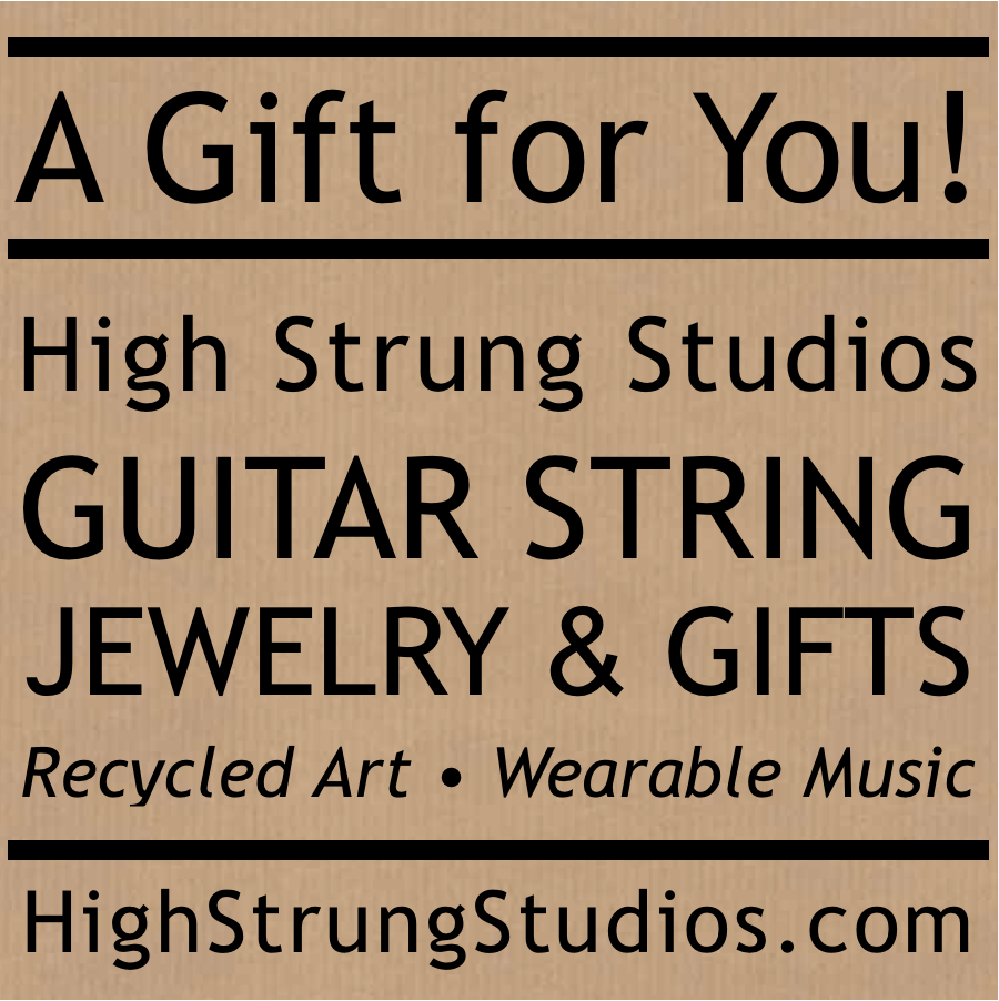 High Strung Studios Guitar String Jewelry Gift Card
