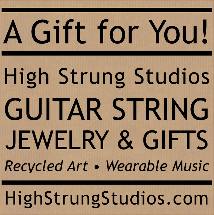 High Strung Studios Guitar String Jewelry Gift Card