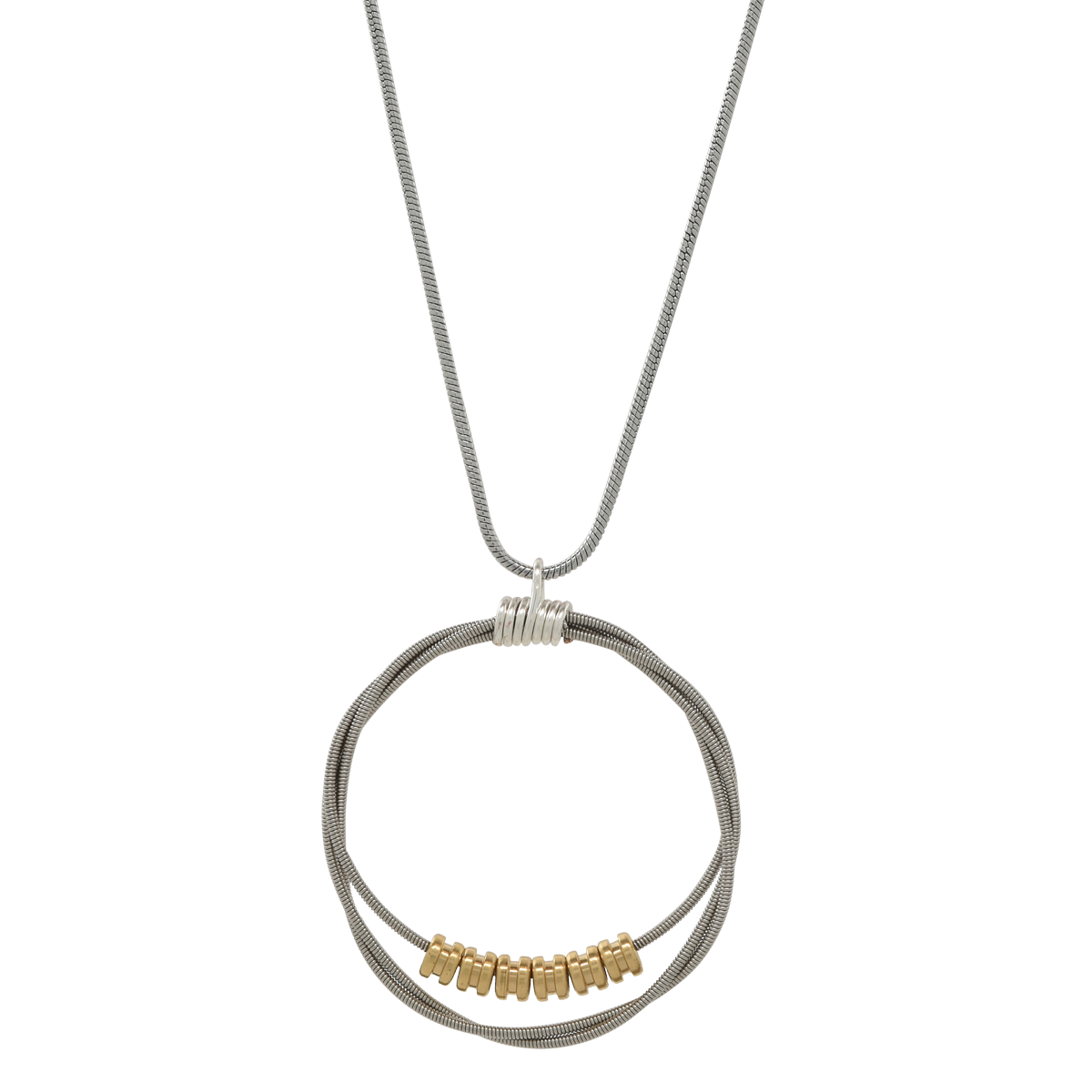 Song Circle Ball End Necklace