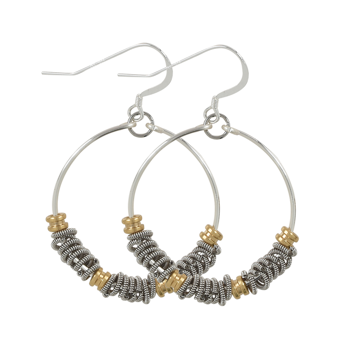Staccato Hoop Earrings - Ball Ends