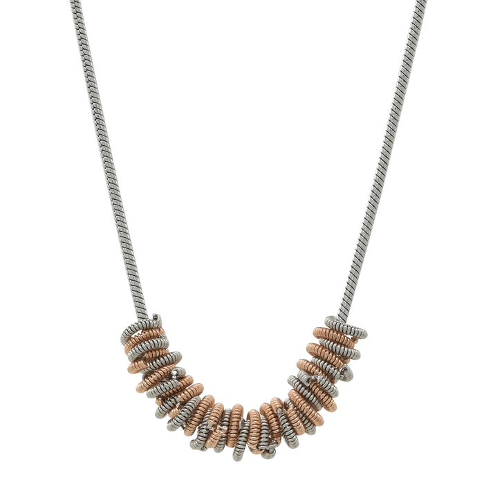 Staccato Necklace - Two-Tone
