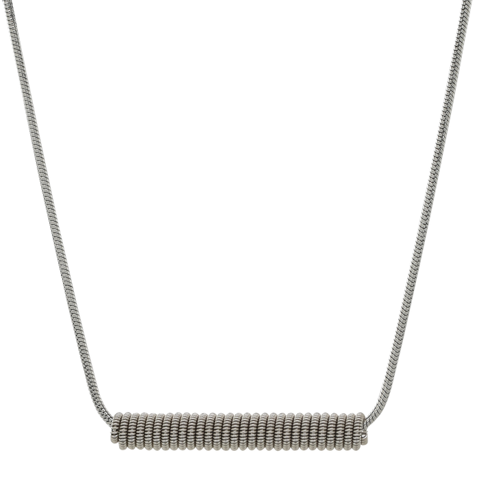 Wound Up Necklace - Silver