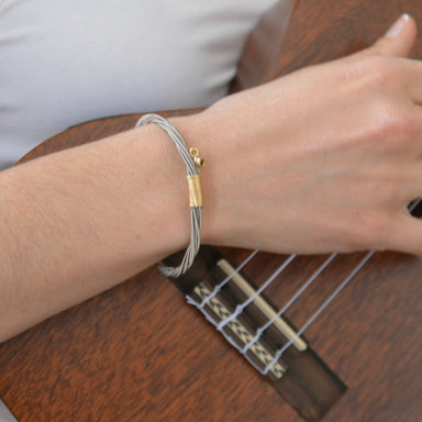 Classic Guitar String Bracelet - Bangle with Ball Ends