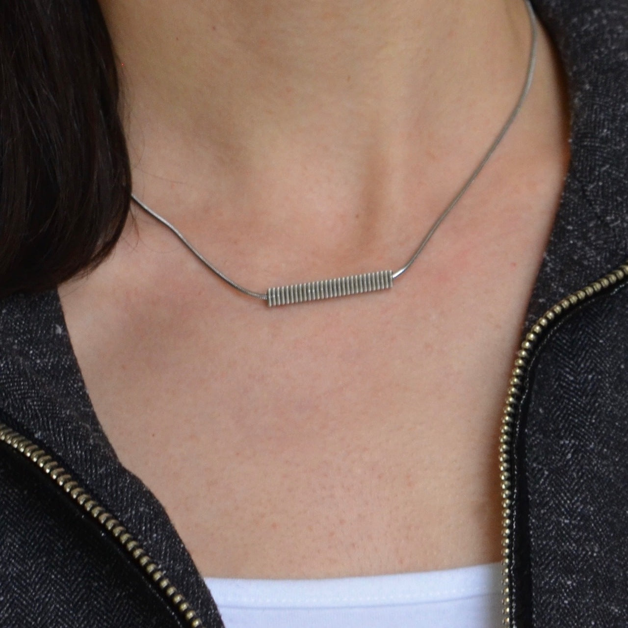 Electric Guitar String Necklace - Wound Up